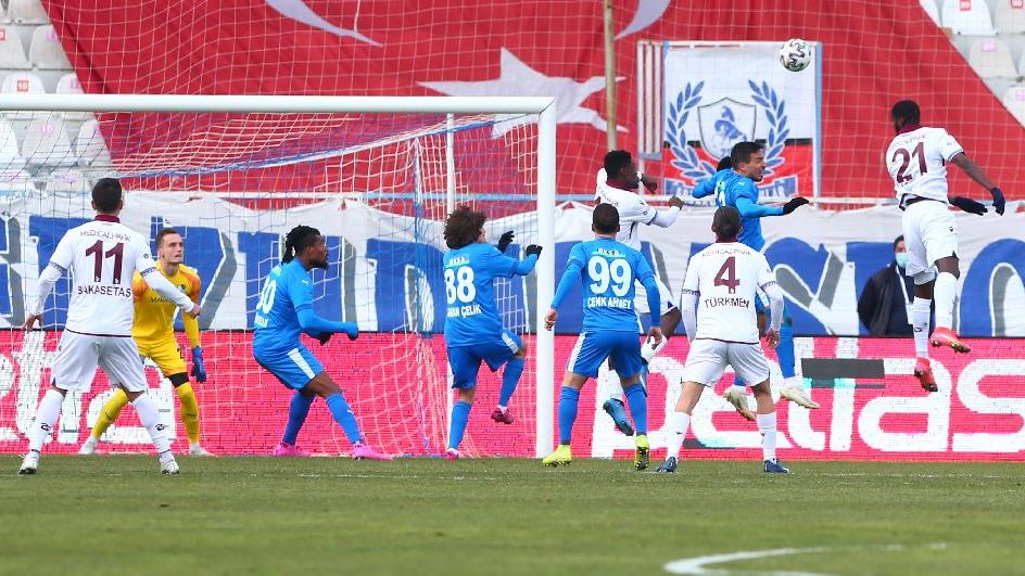Erzurumspor-Trabzonspor maçından galip çıkmadı