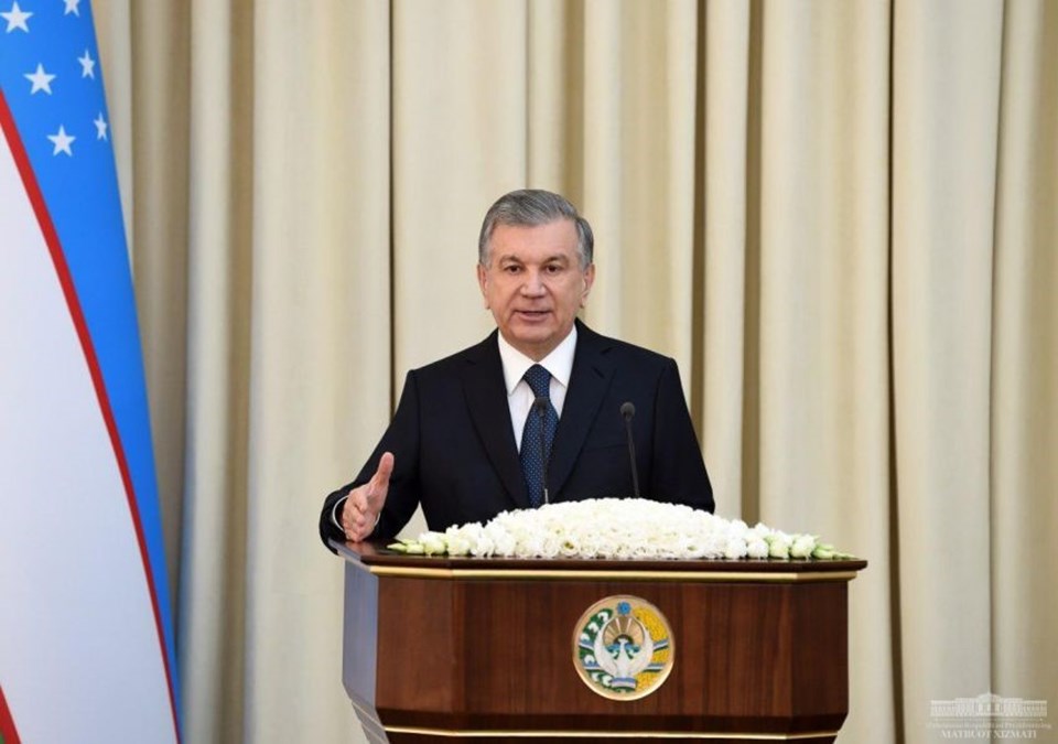 Özbekistan Cumhurbaşkanı Şevket Mirziyoyev