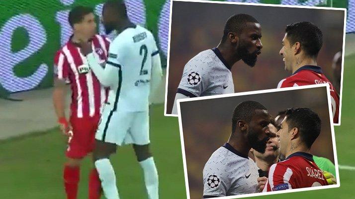 Olay adam Luiz Suarez yine olay çıkardı! Şampiyonlar Ligi'nde geceye damga vuran kavga...