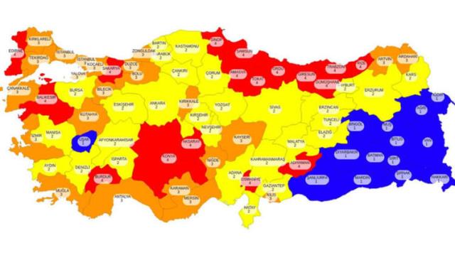Son Dakika: Koronavirüs riski yüksek/çok yüksek illerde 5, 6 ve 7. sınıflarda yüz yüze sınavlar 3 Mayıs'a ertelendi
