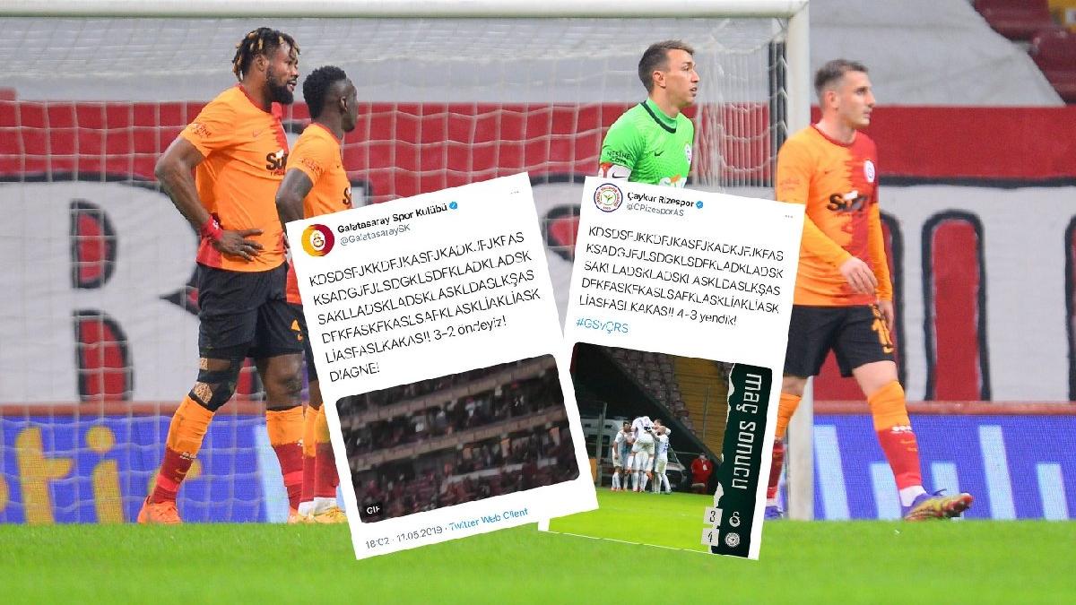 Rizespor Galatasaray'ın 2 sene önceki paylaşımını unutmadı: 'Ne oldu balonlara'