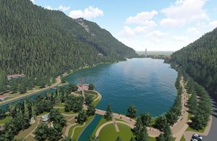 Uzungöl eski haline dönecek: Gölün çevresindeki yapılar yıkılıyor