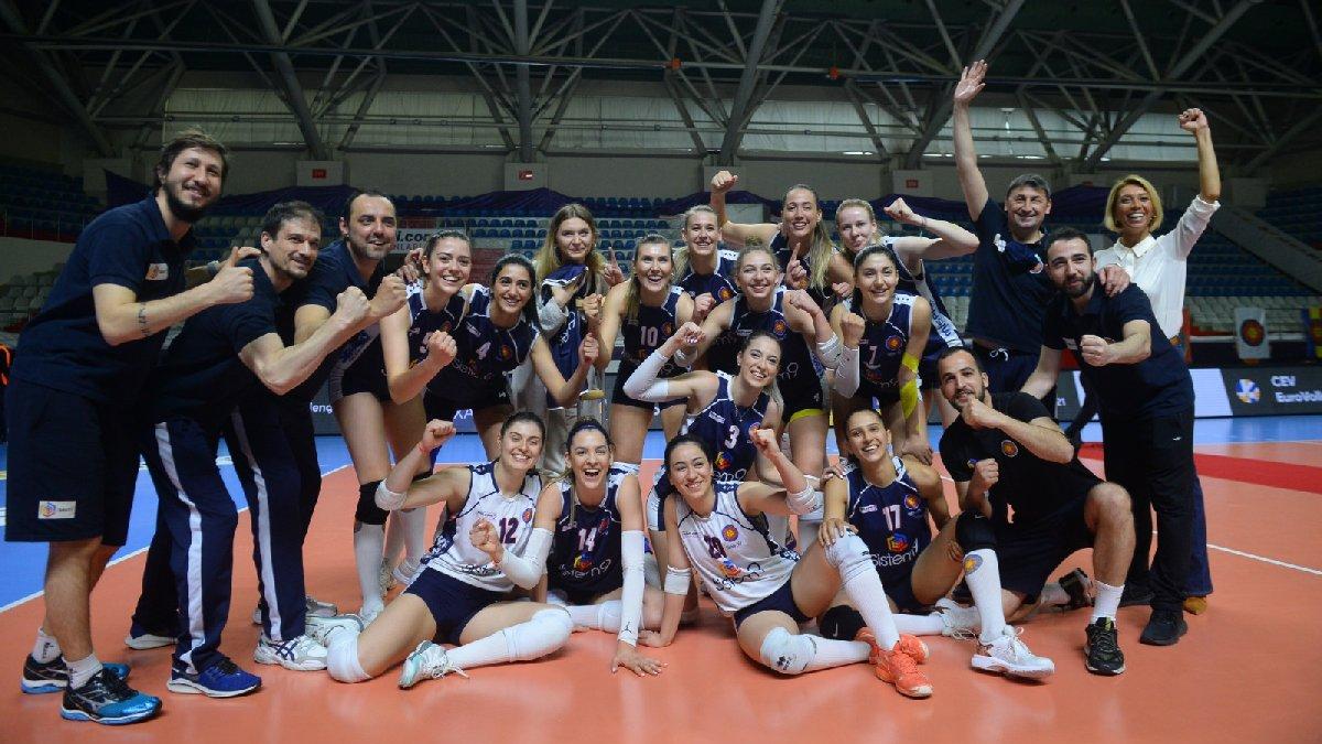 Sistem9 Yeşilyurt, CEV Challenge Kupası'nda şampiyon oldu