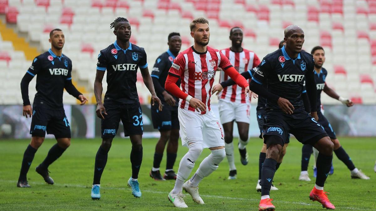 Sivasspor ve Trabzonspor 1 puana razı oldu!