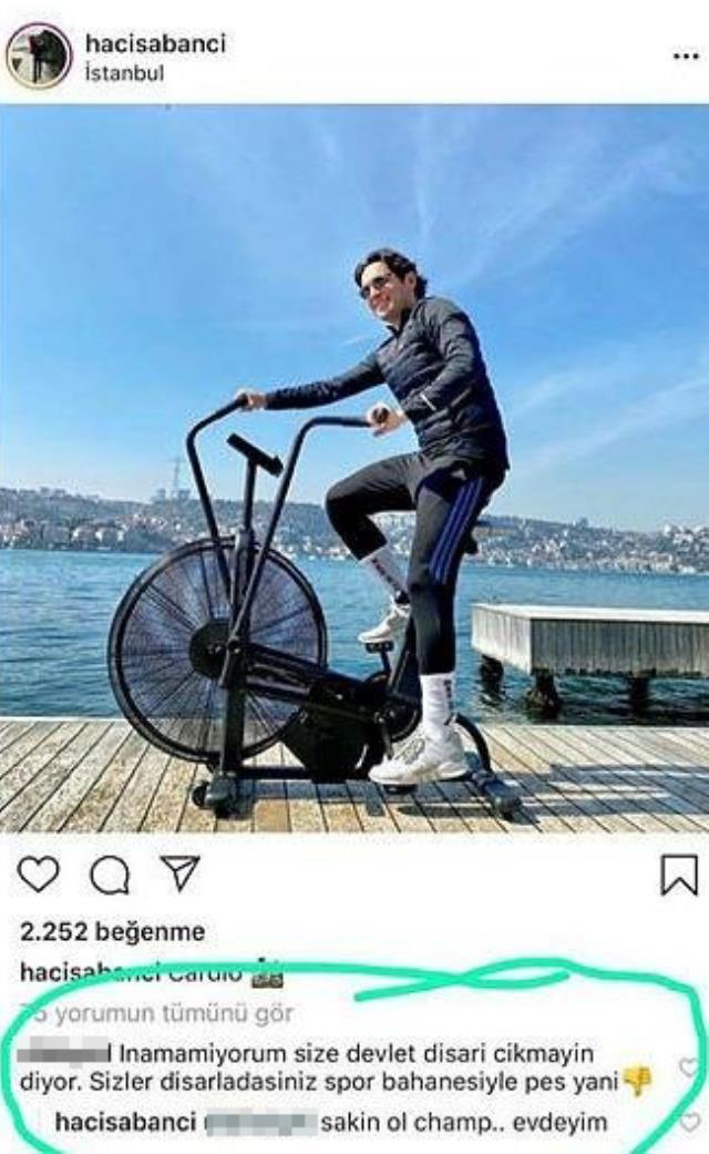 Boğaz manzaralı yalısından 'Evde kal' çağrısı yapan Arzu Sabancı'ya tepki yağıyor