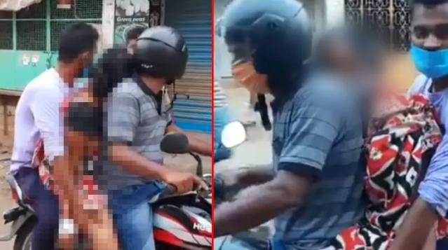 Korona hiçbir ülkeye bu denli acımasız olmadı! Cansız bedeni motosikletle böyle taşıdılar