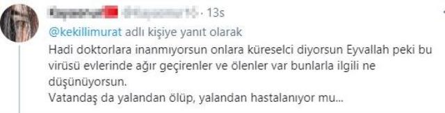 'Kovid yalanına inanmıyorum' diyen Murat Kekilli sosyal medyayı ikiye böldü 'Kovid yalanına inanmıyorum' diyen Murat Kekilli sosyal medyayı ikiye böldü