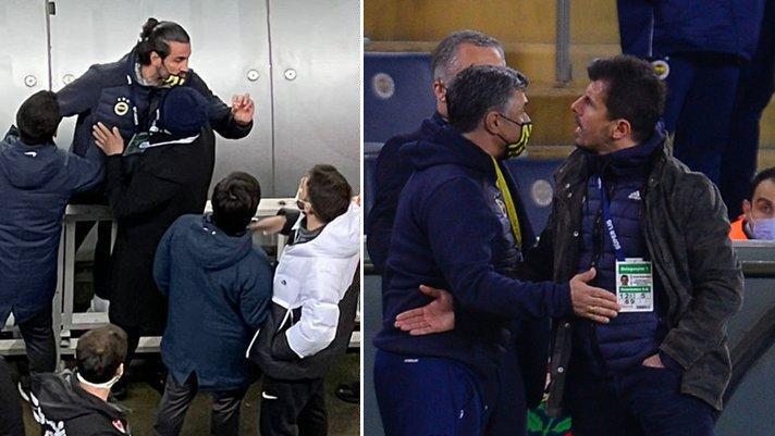 Fenerbahçe Kasımpaşa maçı sonunda tartışma! Emre Belözoğlu ve Volkan Demirel...