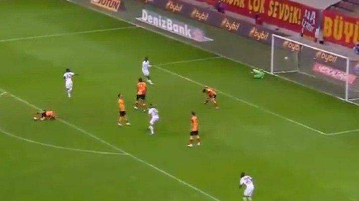 Galatasaray Trabzonspor maçına damga vuran Edgar Le golü