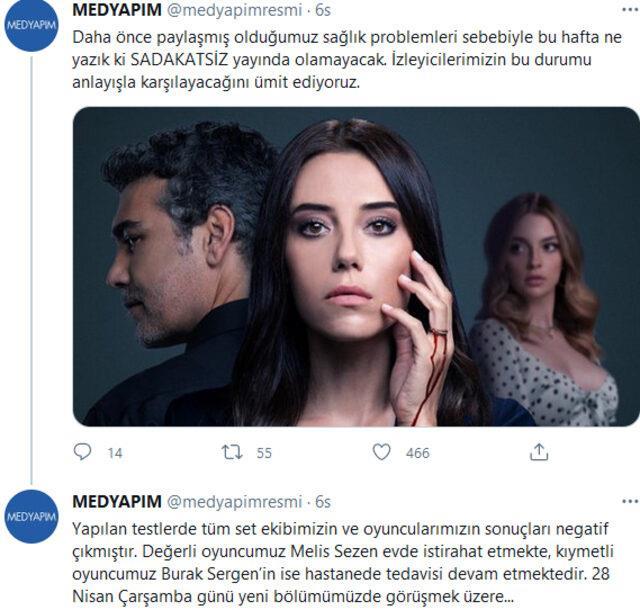 Yoğun bakımda koronavirüs tedavisi gören Burak Sergen, entübe edildi