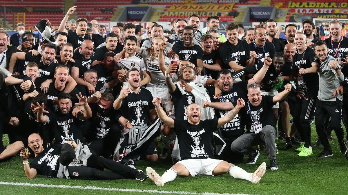 Süper Lig'de şampiyon Beşiktaş