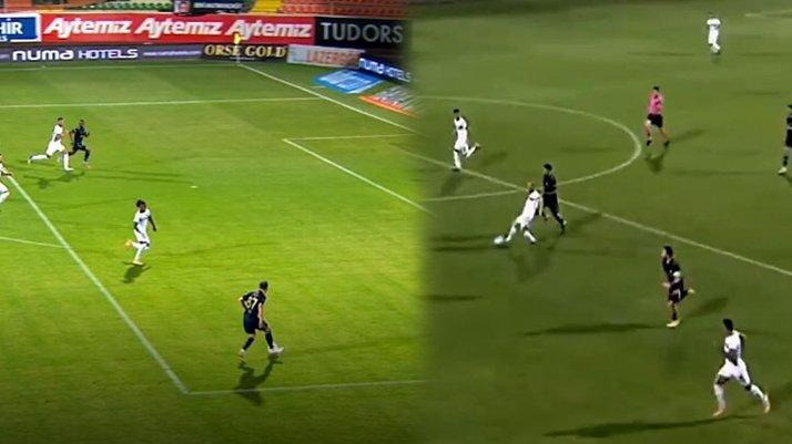 Alanyaspor Fenerbahçe maçının ilk yarısına VAR damga vurdu! Penaltı ve kırmızı kart...