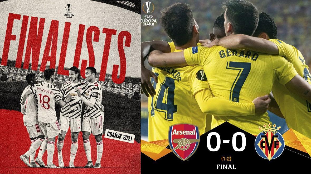 UEFA Avrupa Ligi'nde finalin adı Manchester United-Villarreal!