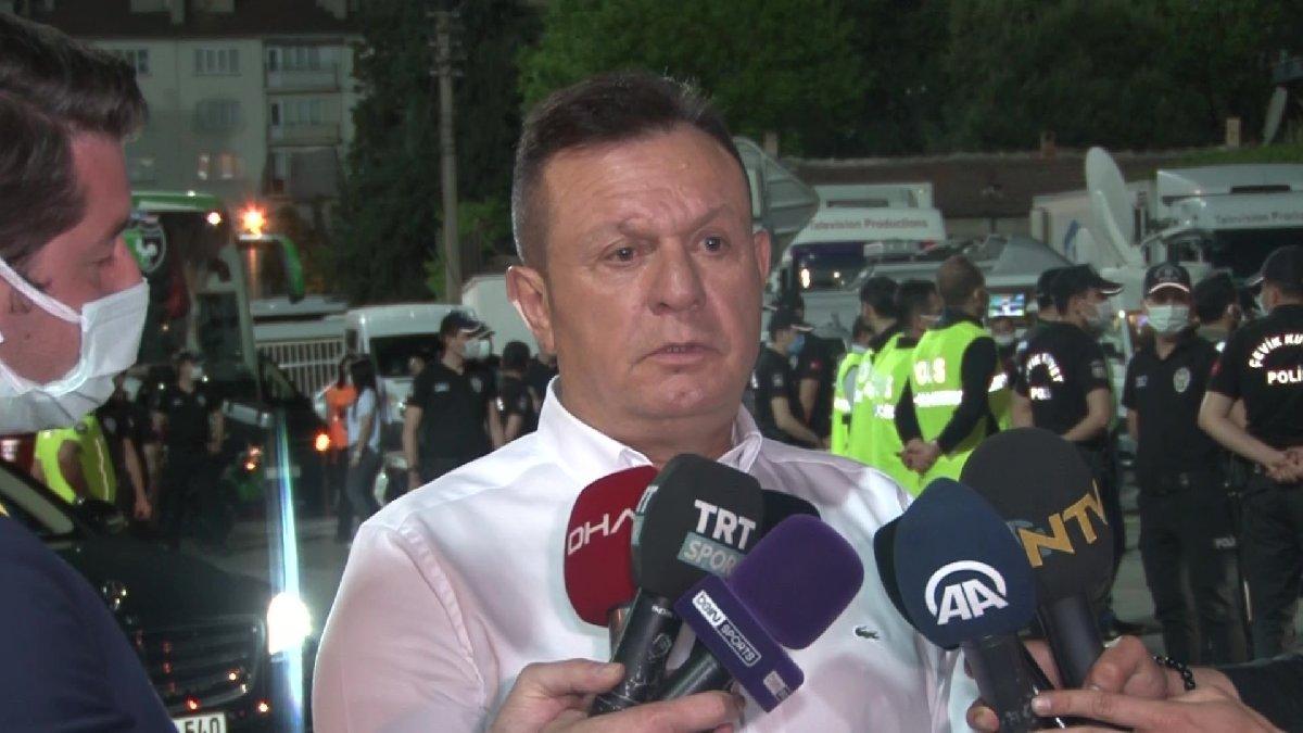 Ali Çetin: Keşke elimizde olsaydı ve takımı sahadan çekebilseydik