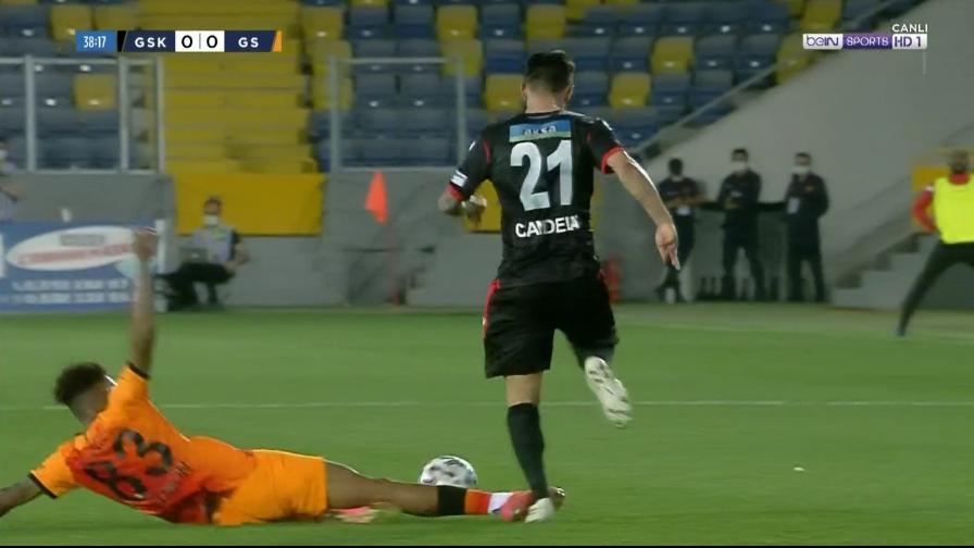 Gençlerbirliği-Galatasaray maçında Gedson Fernandes ve kırmızı kart tartışması