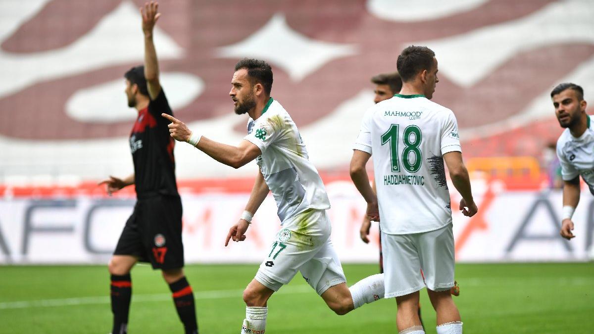 Konyaspor'un hasretini Cikalleshi şov yaparak sonlandırdı