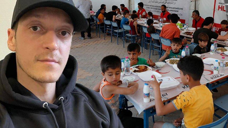 Mesut Özil'den Suriyeli yetimlere iftar sofrası
