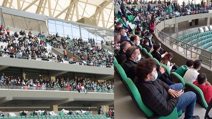 Tam kapanmada tribünleri dolduran Adana Demirspor ve Giresunspor'a komik ceza