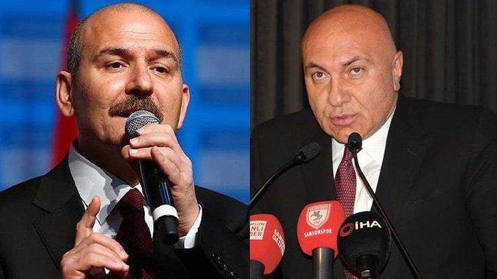İçişleri Bakanı Süleyman Soylu'dan Samsunspor Kulübü Başkanı Yüksel Yıldırım hakkında suç duyurusu