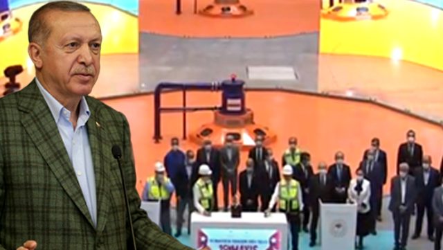 Cumhurbaşkanı Erdoğan'dan açılış töreninde sosyal mesafe ve maske uyarısı