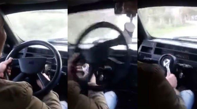 Bu kadarı da olmaz: Direksiyonu söküp, arkadaşına verdi