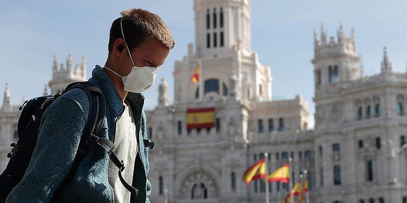 İspanya'da Kovid-19'dan son 24 saatte 320 kişi öldü