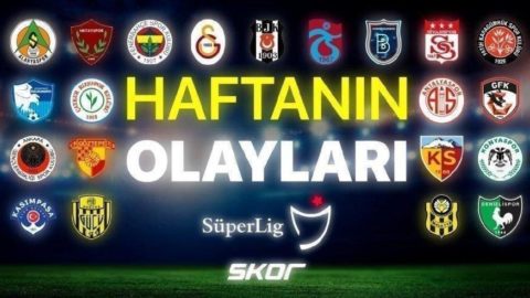 Süper Lig | 15`inci haftaya damga vuran 7 olay