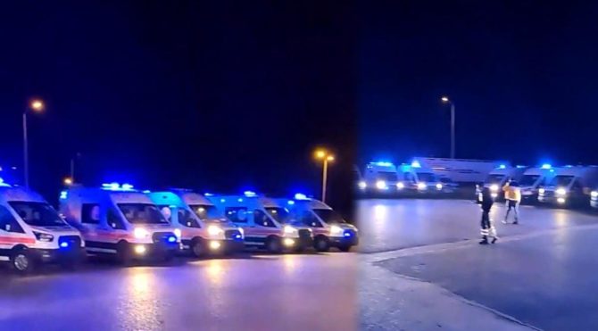 Yoğun bakım doluluk oranı yüzde 86 olan kente ambulans takviyesi