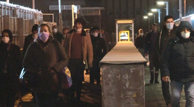 80 saatlik sokağa çıkma kısıtlaması sona erdi