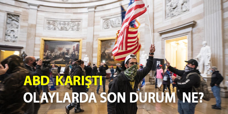 ABD son dakika... Amerika'da son durum ne? Kongre binası karıştı, 4 kişi öldü
