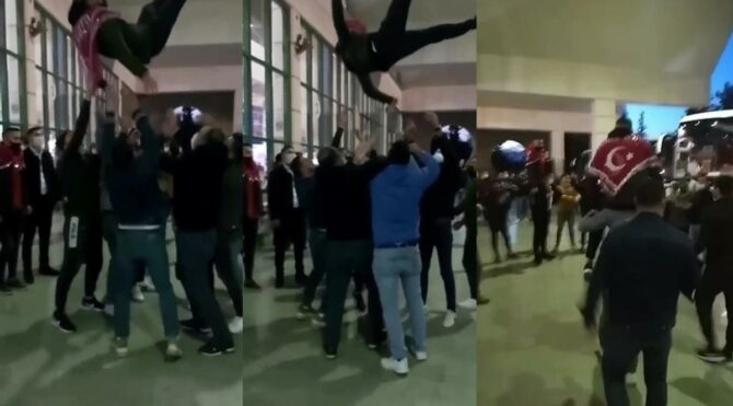 Antalya’da asker uğurlama eğlencelerinde corona yine unutuldu