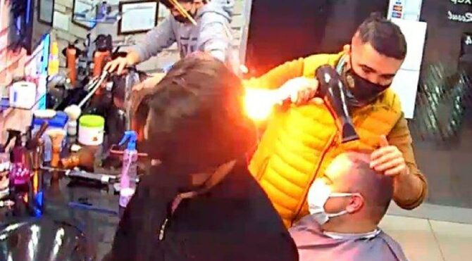 Antalya’da tehlikeli dakikalar: Önce patladı sonra alev aldı