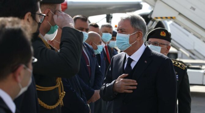 Bakan Akar’dan Irak ziyareti