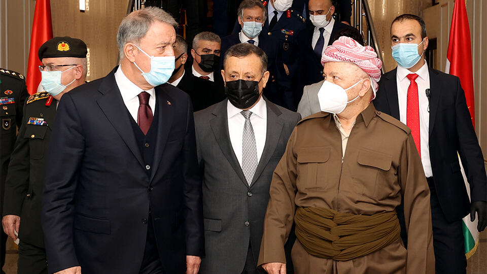 Bakan Hulusi Akar'ın Erbil temasları | Video