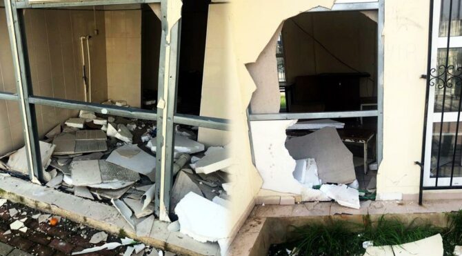 Belediyeye ait Atatürk Spor Kompleksi talan edilip yağmalandı