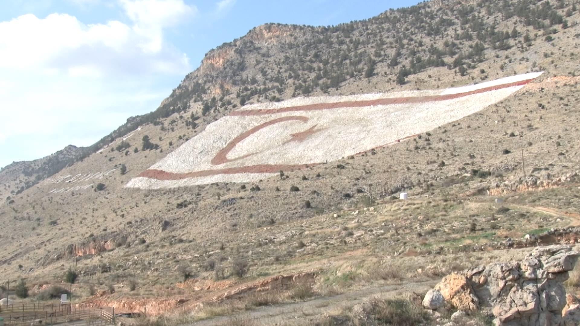 Beşparmak'ta KKTC bayrağının boyanması, Rumları kızdırdı
