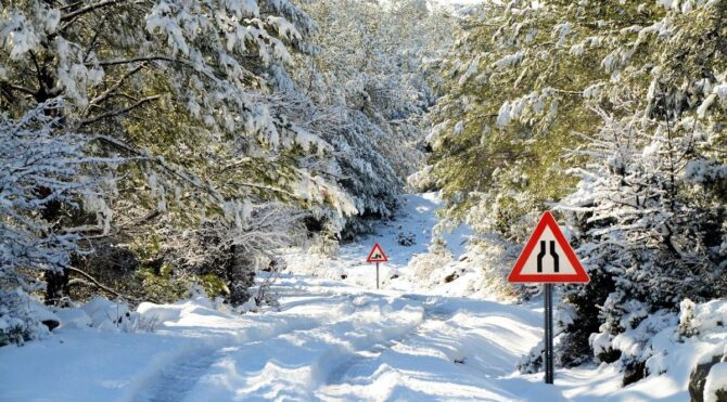 Bodrum’da 35 yıl sonra kar sürprizi