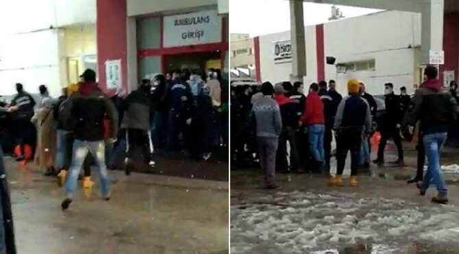 Bursa’da hastanede çirkin saldırı