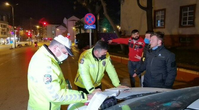 Ceza yazıldı, ‘Burada gözünüzün önünde drift atacağım’ dedi