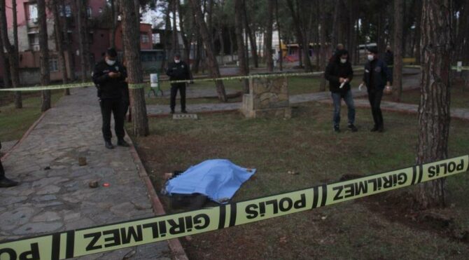 Çocuk parkında cinayet