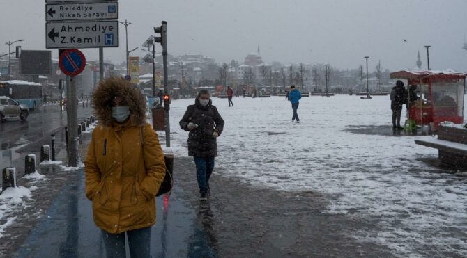 Donduran soğuklar ara veriyor, yeni yağışlar geliyor