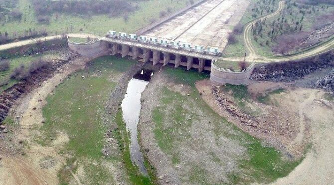 Edirne’nin 5-6 aylık suyu kaldı