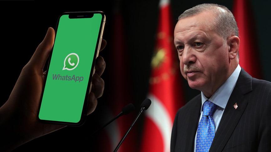 Erdoğan'dan WhatsApp hamlesi