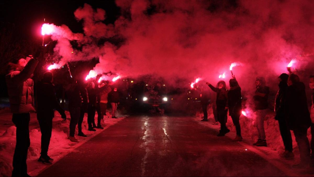 Fenerbahçe’ye coşkulu karşılama