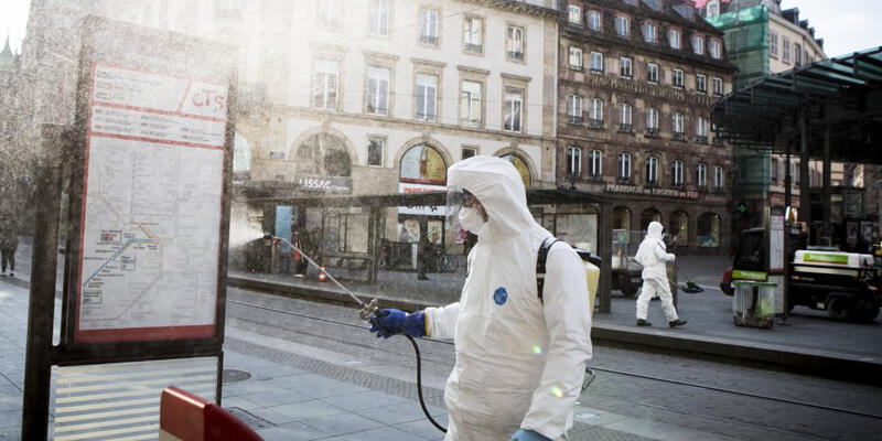 Fransa'da son 24 saatte 23 bin 608 Kovid-19 vakası kaydedildi