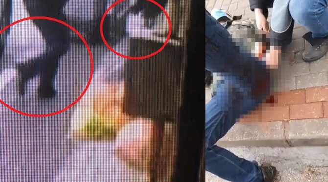 Husumetlisine kurşun yağdırdı, komşu iş yeri sahibini de vurdu