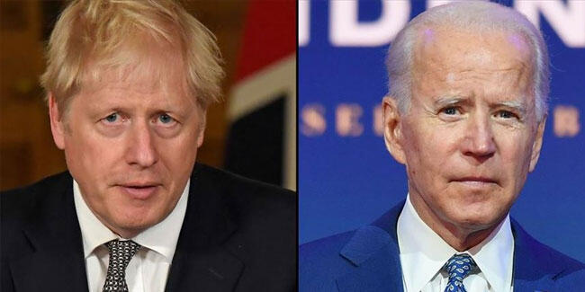 İngiltere Başbakanı Johnson, ABD Başkanı Biden ile görüştü