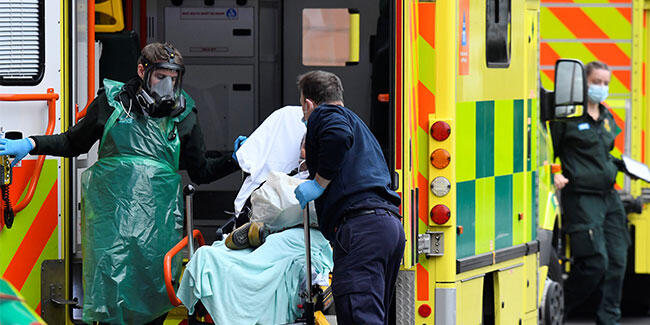 İngiltere'de koronavirüs kabusu! 24 saatte 1348 kişi öldü