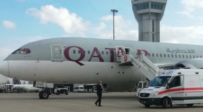 İngiltere-Katar seferini yapan uçak Şanlıurfa’ya acil iniş yaptı, yolcuda corona virüsü çıktı