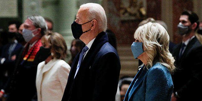 Joe Biden, yemin töreni öncesi geleneği bozmayarak kiliseye gitti